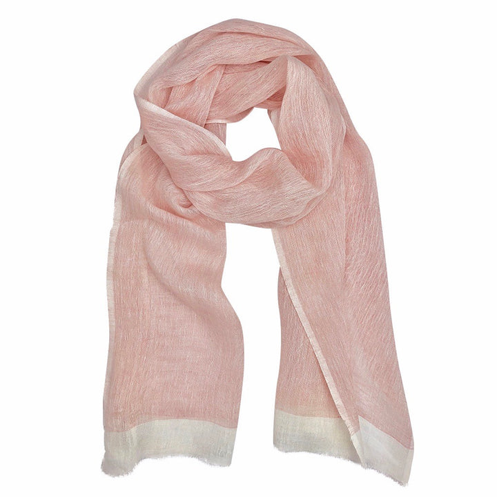 Gauze Linen Two Tone Scarf by SLATE + SALT