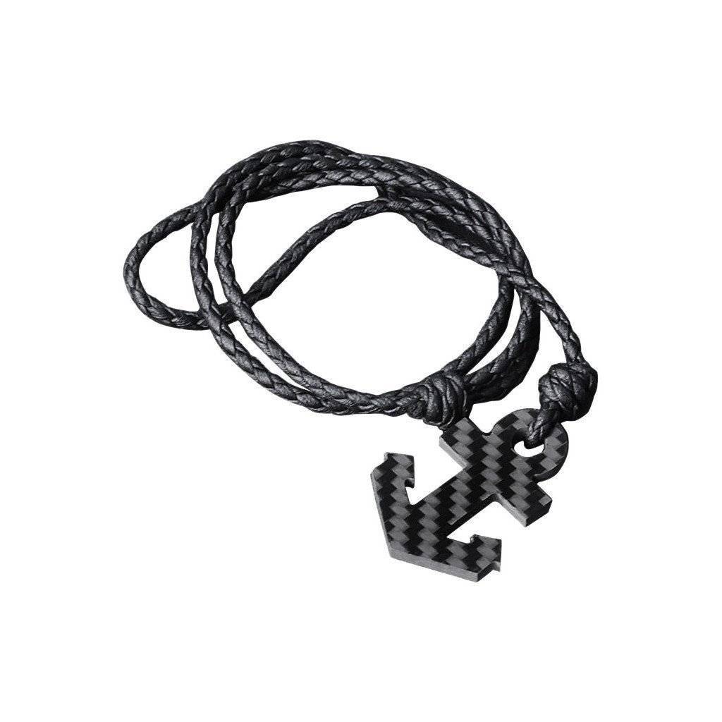 Real Carbon Fiber Anchor Bracelet by Simply Carbon Fiber
