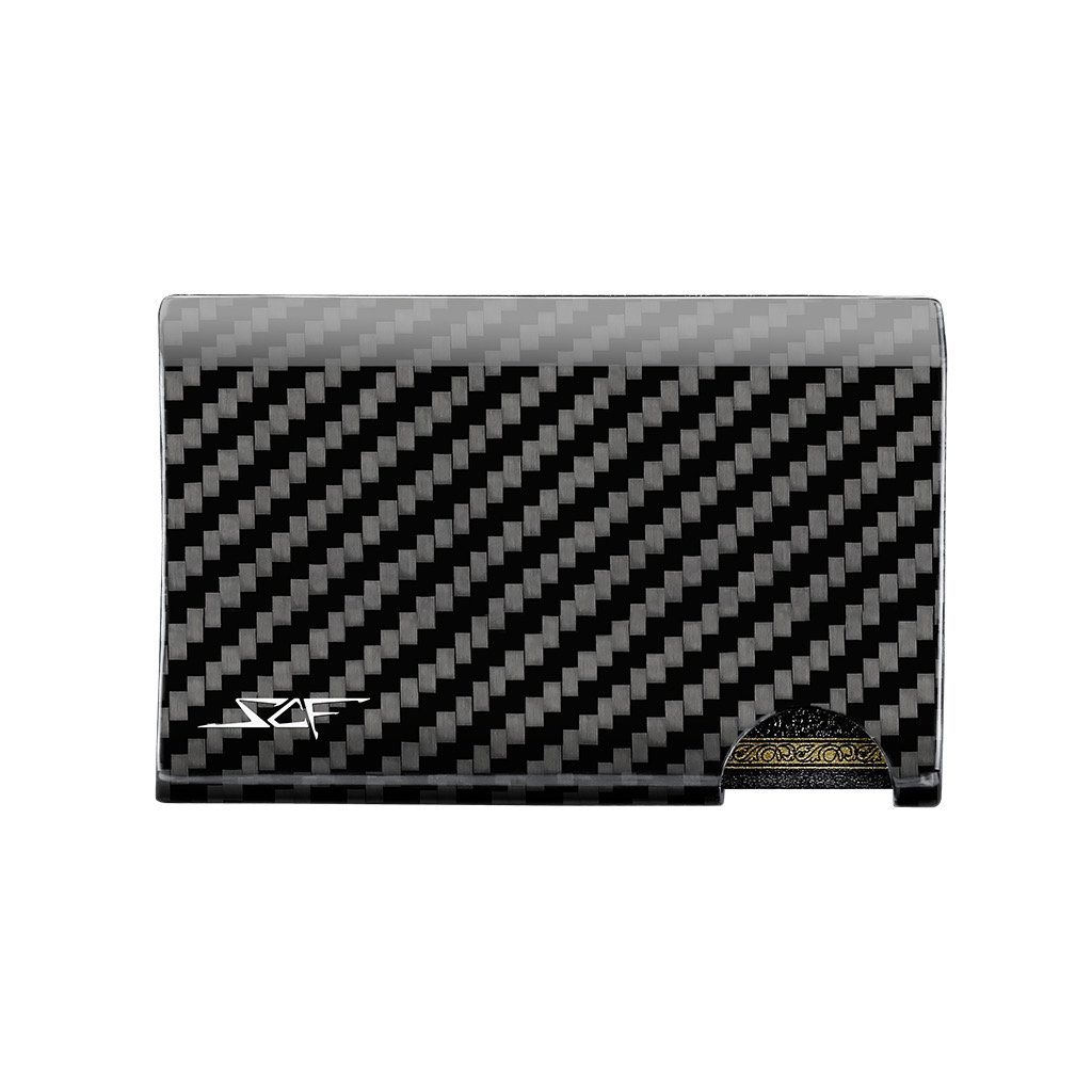 Real Carbon Fiber Cash & Card Slim Wallet by Simply Carbon Fiber