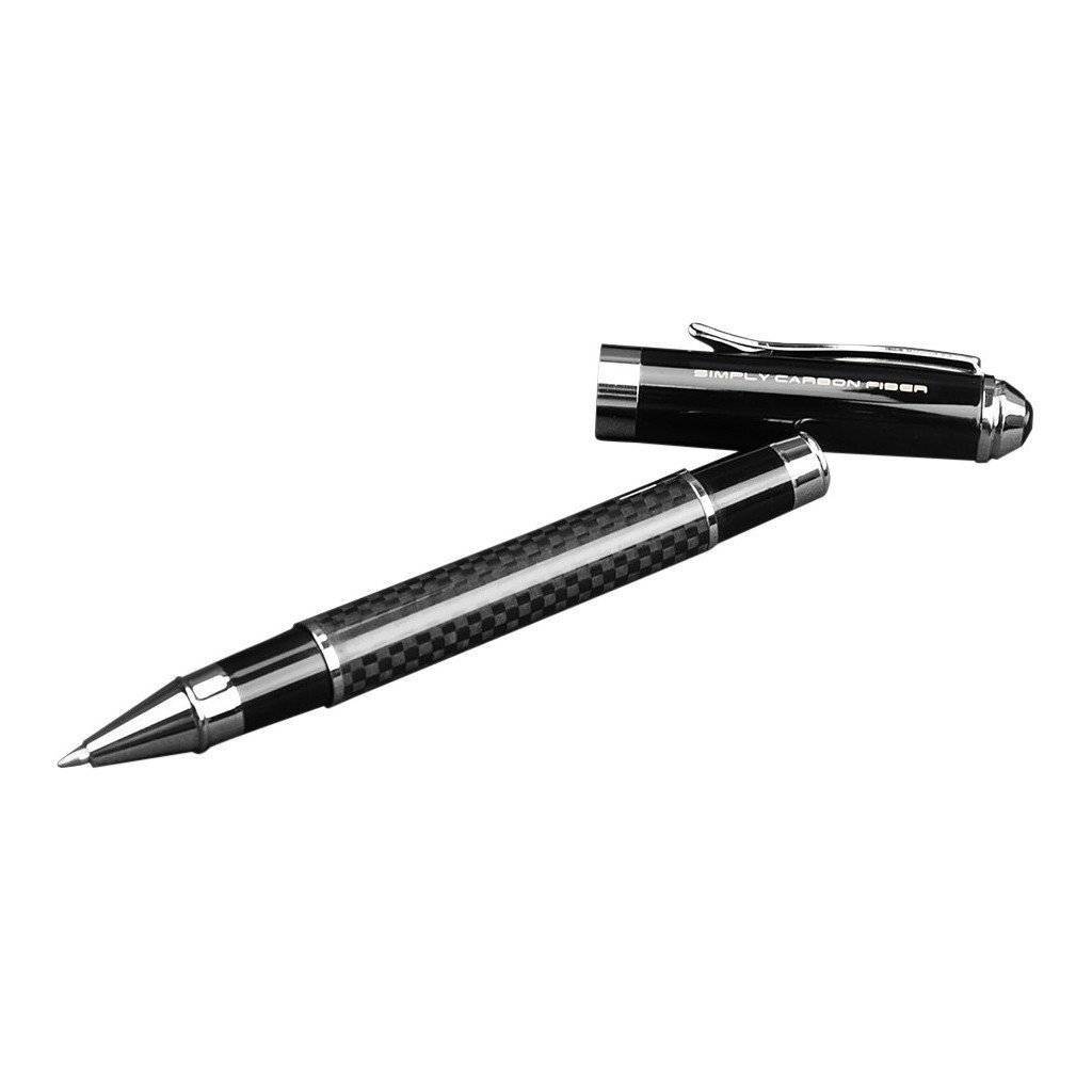 Real Carbon Fiber Rollerball Pen by Simply Carbon Fiber