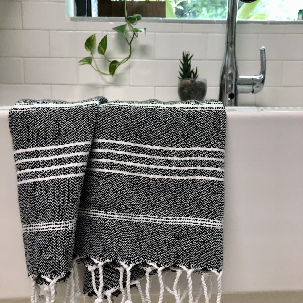 Classic Turkish Hand Towel by SLATE + SALT