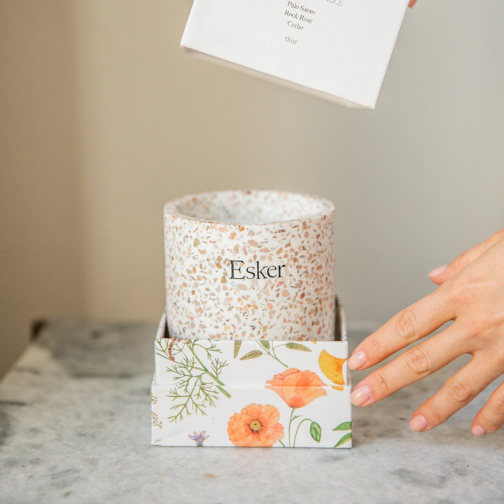 Terrazzo Plantable Candle by Esker