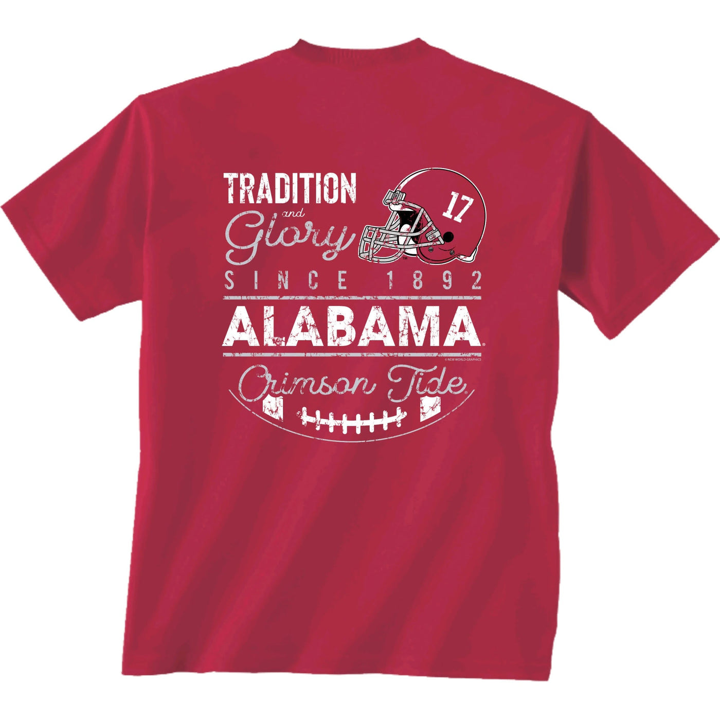 Alabama Crimson Roll Tide Tradition and Glory Red T-Shirt by Southern Sportz Store