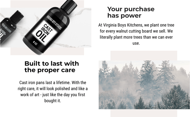 Natural Cast Iron Seasoning Oil by Virginia Boys Kitchens