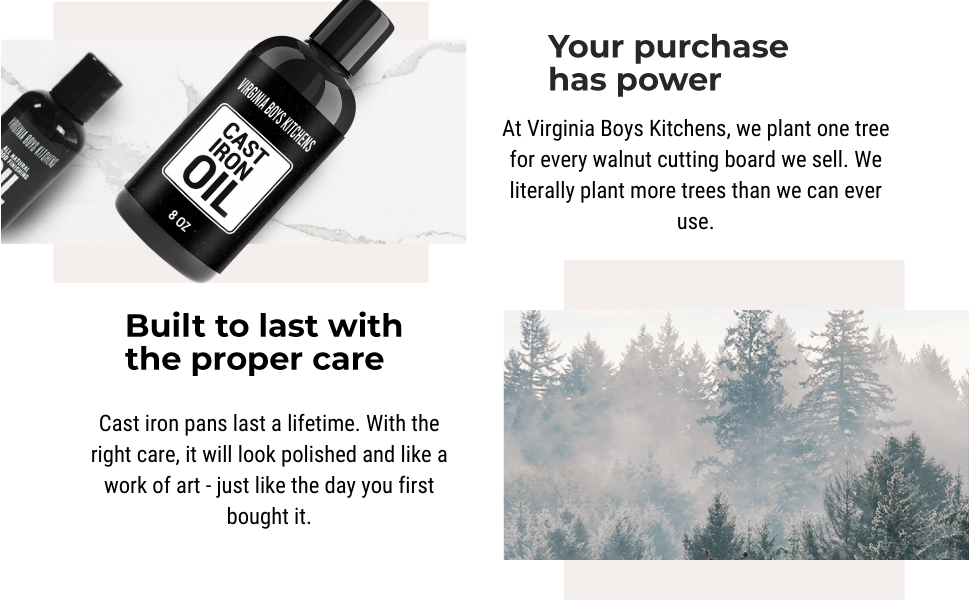 Natural Cast Iron Seasoning Oil by Virginia Boys Kitchens